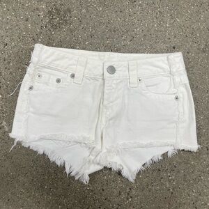 True religion keira white jeans daisy duke short size 24
